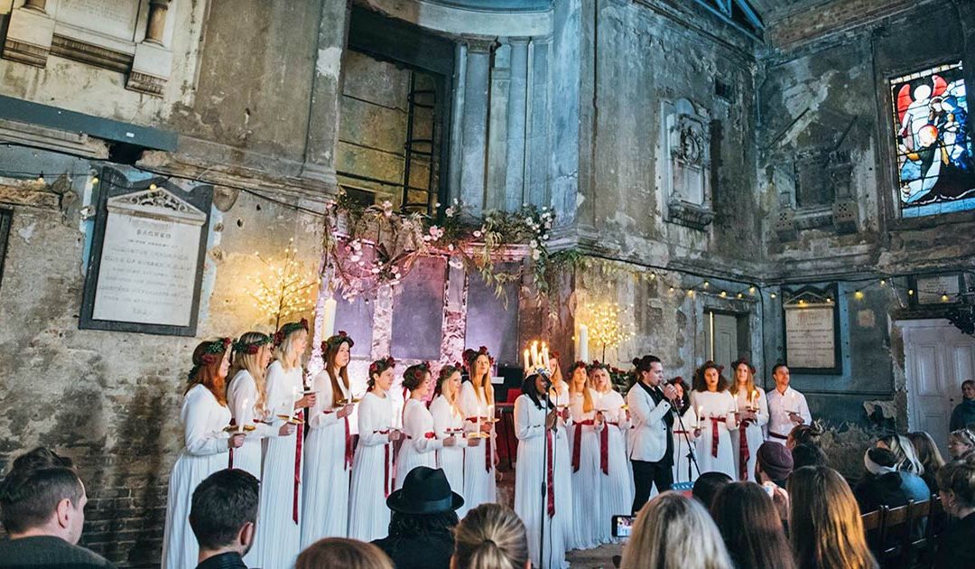 Svensk luciashow i London