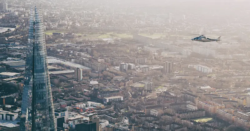 Fly helikopter - helikoptertur i London