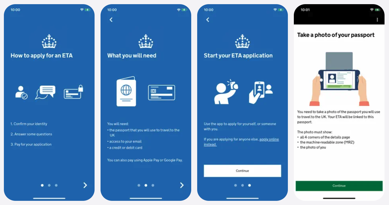 ETA är ett inresetillstånd till Storbritannien som svenska resenärer måste ansöka om.